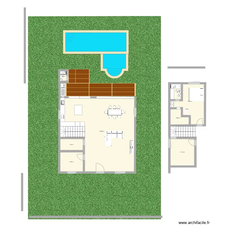 house. Floor plan with 