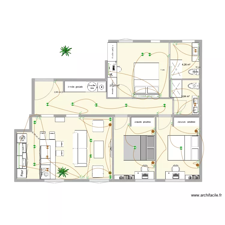 alonso cano cocina a la izquierda LUZ. Floor plan with 