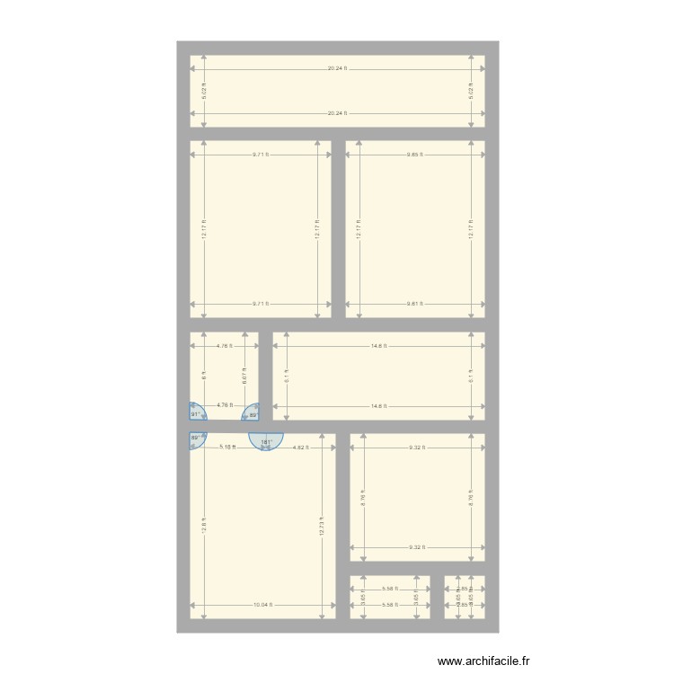 floor plan – plot 1 – By Abid1750 ️ | ArchiFacile