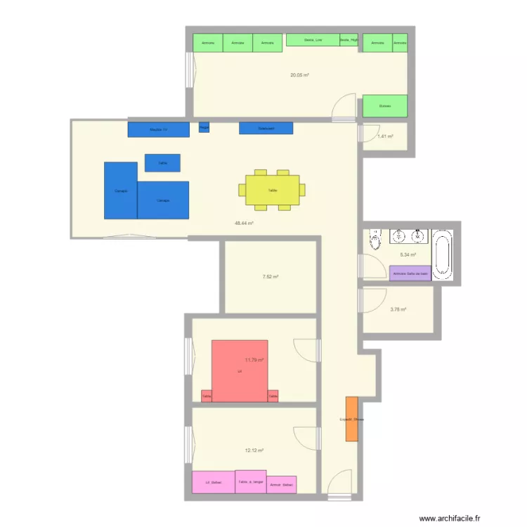 Thalwil. Floor plan with 