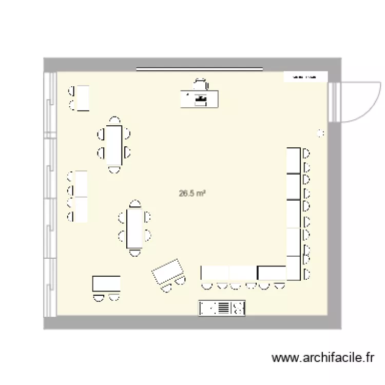 Dynamique de groupes. Floor plan with Dynamique de groupes. Floor plan with