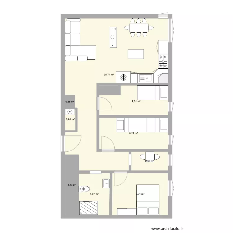 01M24 VARIANT II. Floor plan with 01M24 VARIANT II. Floor plan with