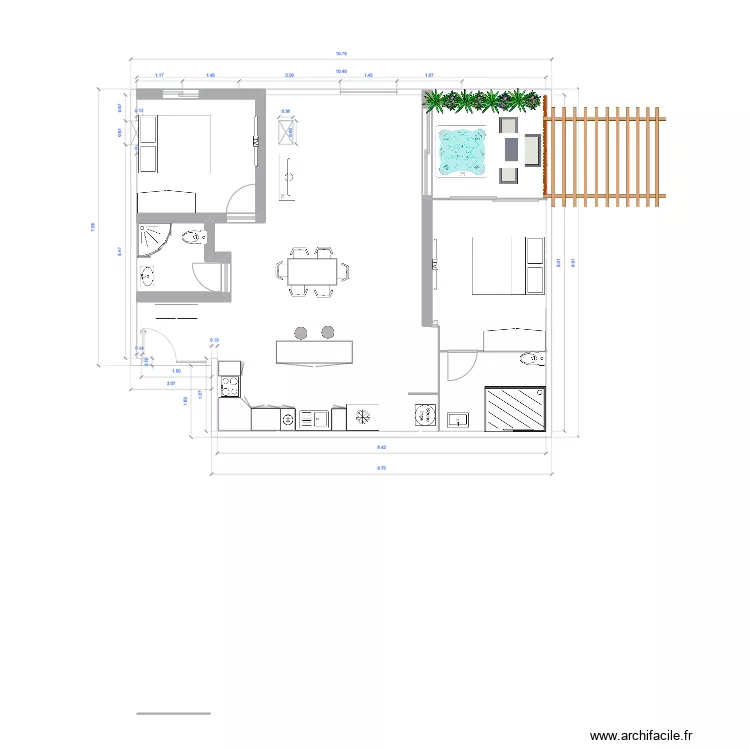 DI 1. Floor plan with DI 1. Floor plan with