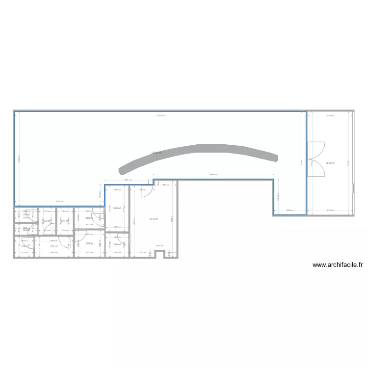 55135 Local Actual. Floor plan with 