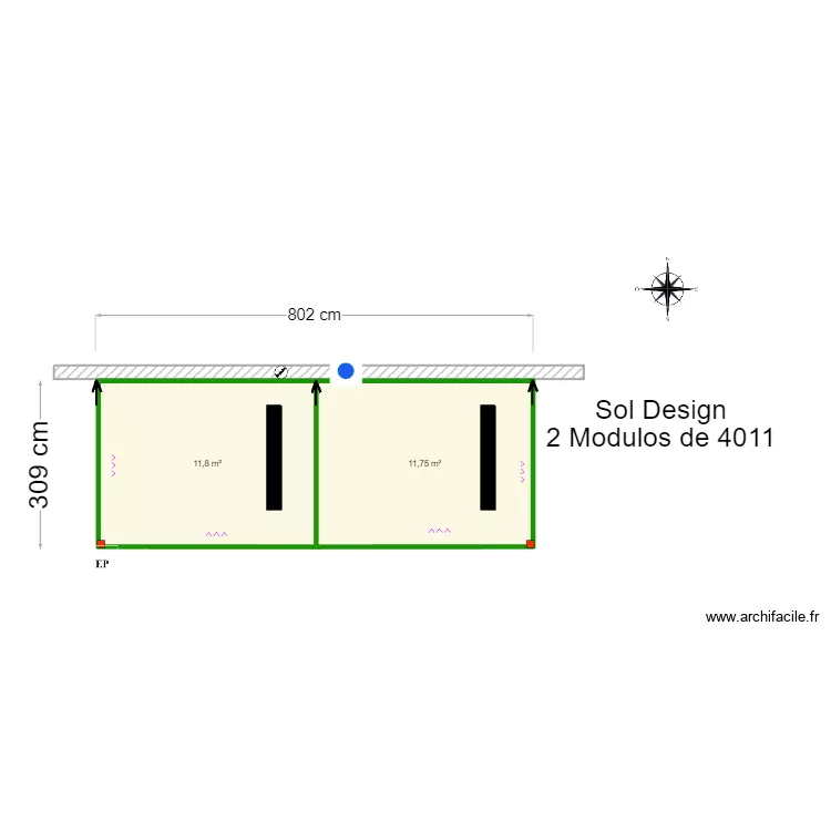 Coleman novas medidas- Estoi. Floor plan with 
