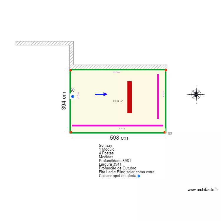 Petra Swenne. Floor plan with 