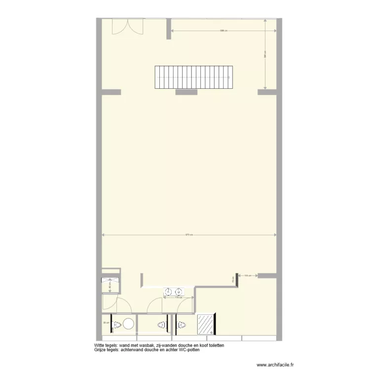 94B GF tegels. Floor plan with 