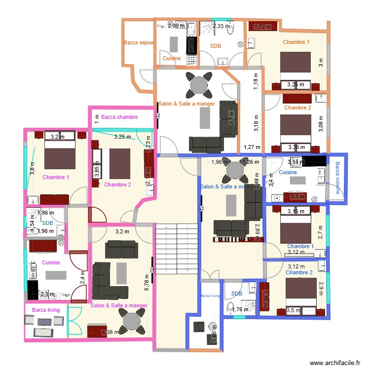 Appartement IIbis2. Floor plan with 0 room and 0 m2