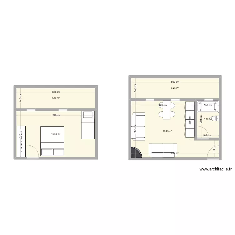 Plan St-Luc 2. Floor plan with Plan St-Luc 2. Floor plan with