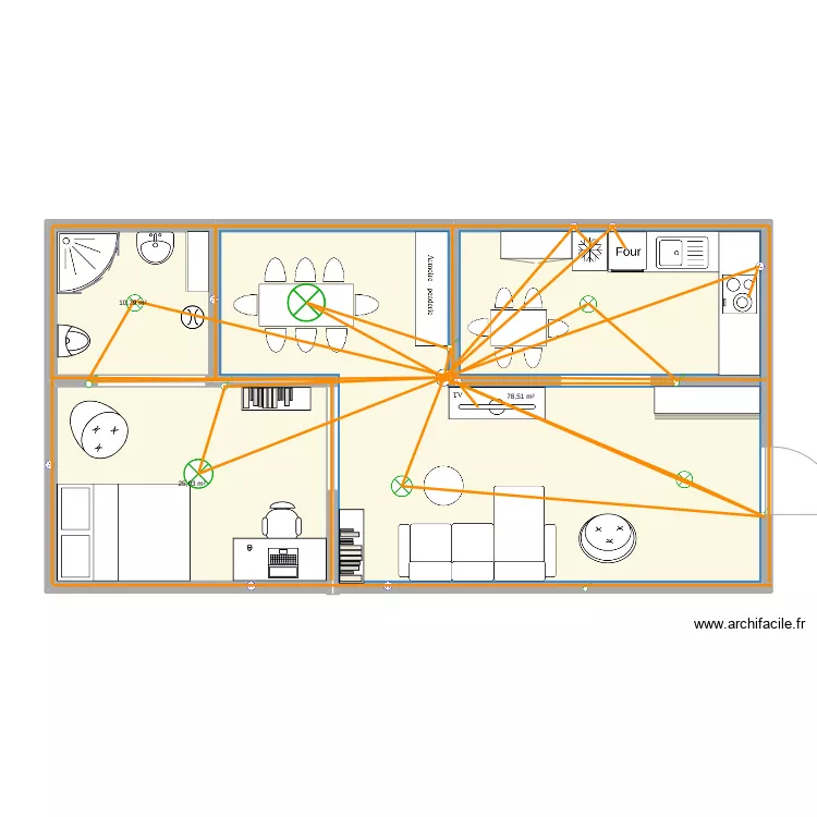 266. Floor plan with 