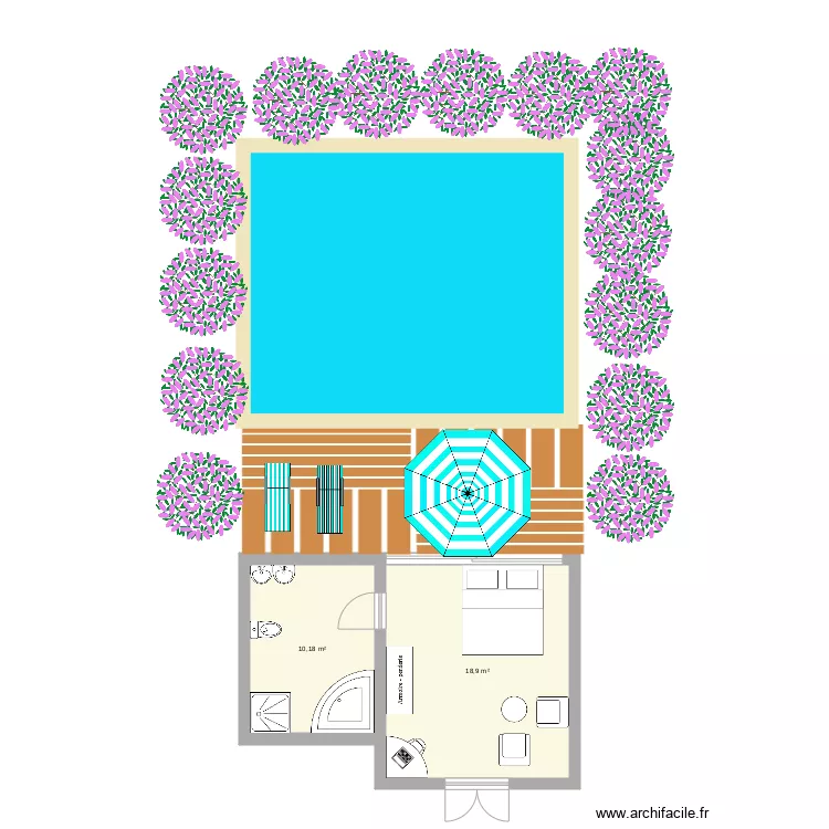 coolest house ever. Floor plan with 