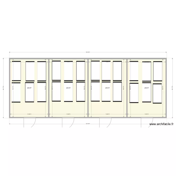 Power Four Dry. Floor plan with 