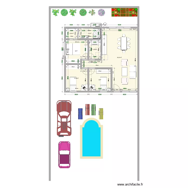 casa artaza 2. Floor plan with 