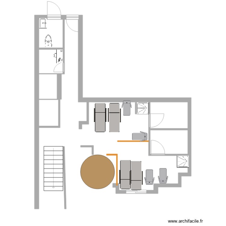fitness room v1. Floor plan with 0 room and 0 m2