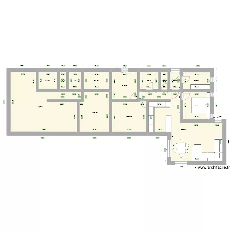 Opcija 2. Floor plan with 