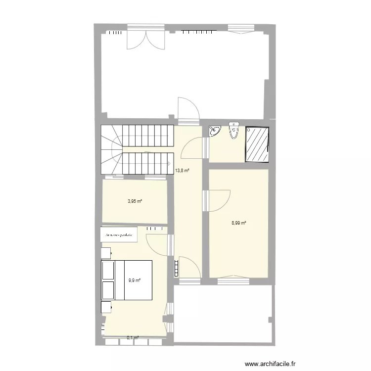 GARAJ. Floor plan with 