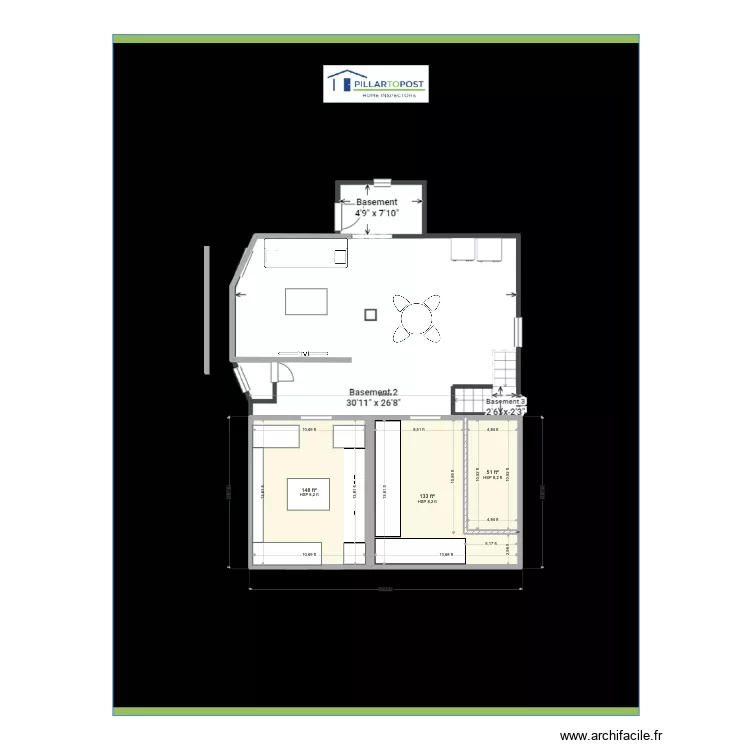 Hartford - Basement2. Floor plan with Hartford - Basement2. Floor plan with