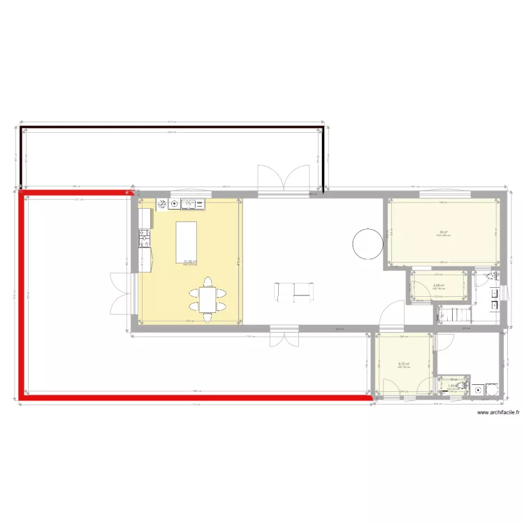 moulin 5. Floor plan with 