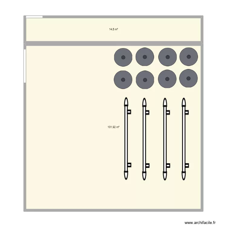 مخطط التحليه. Floor plan with 