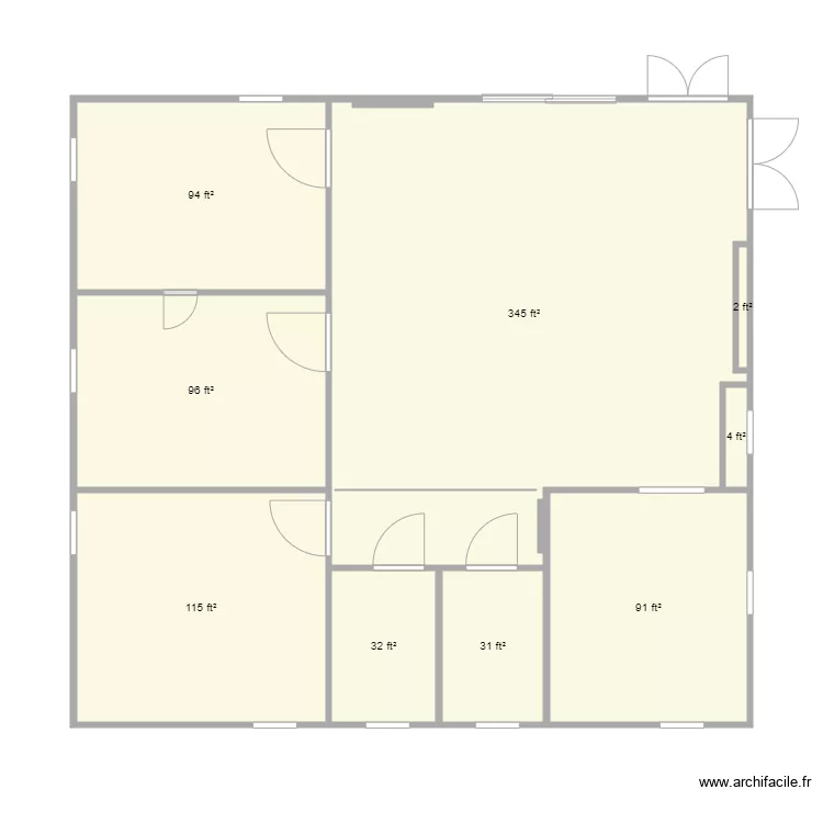 Plan A1 1st floor. Floor plan with Plan A1 1st floor. Floor plan with