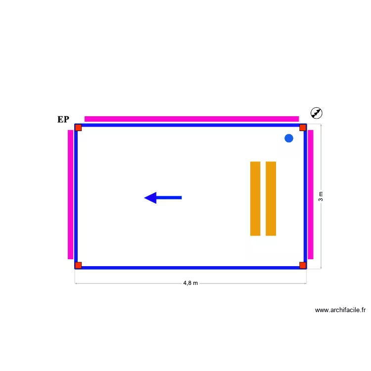 Cimafi. Floor plan with 