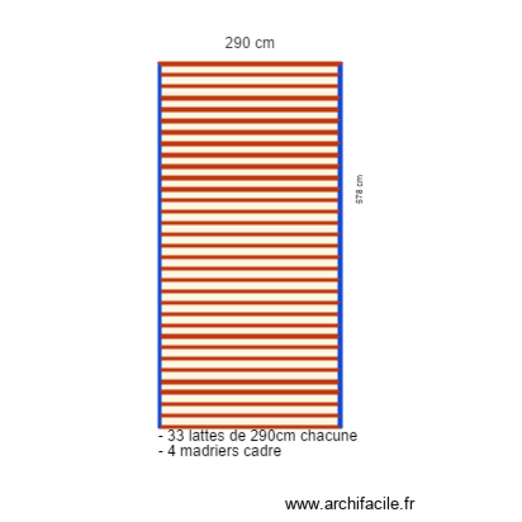 faux plafond 3eme etage. Floor plan with 0 room and 0 m2