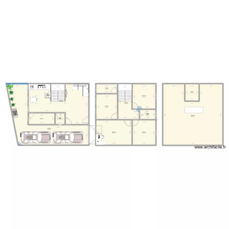 Casa Sancris. Floor plan with Casa Sancris. Floor plan with