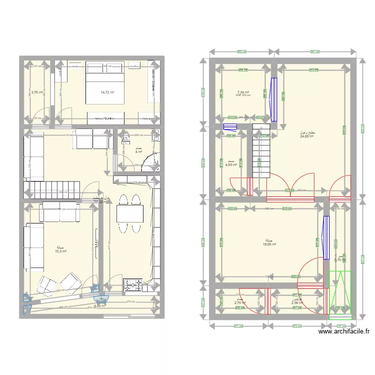 Mustafa Home333 اخير . Floor plan with 
