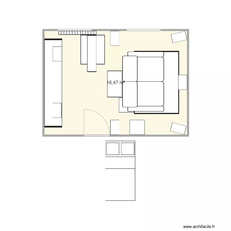Plan1. Floor plan with 