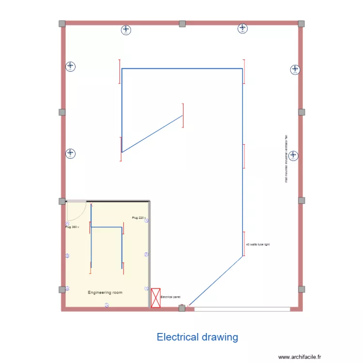 electrical design2. Floor plan with 