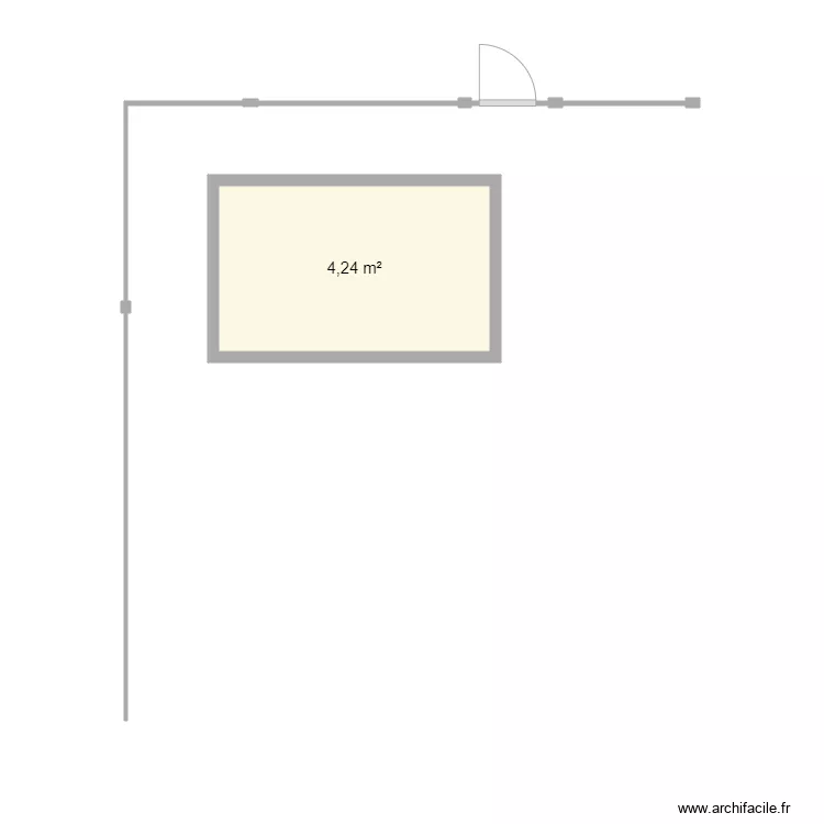 Garden Room  Existing 1. Floor plan with 