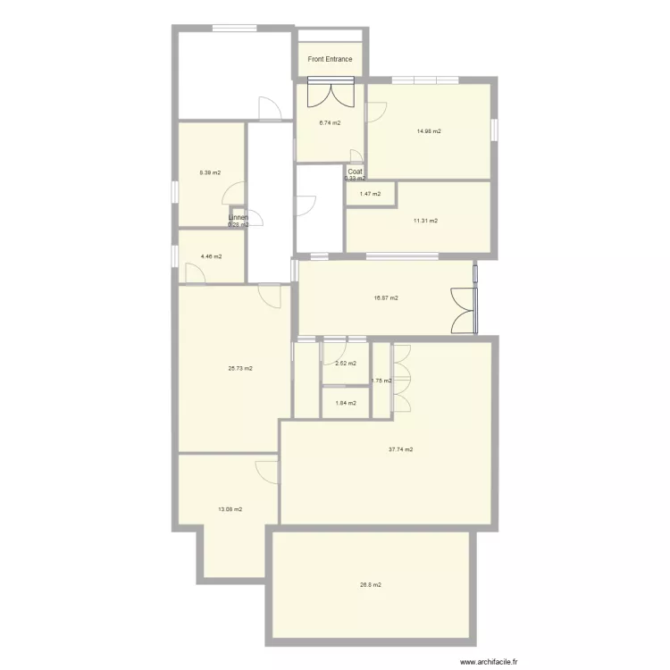 FloorPlan4. Floor plan with 