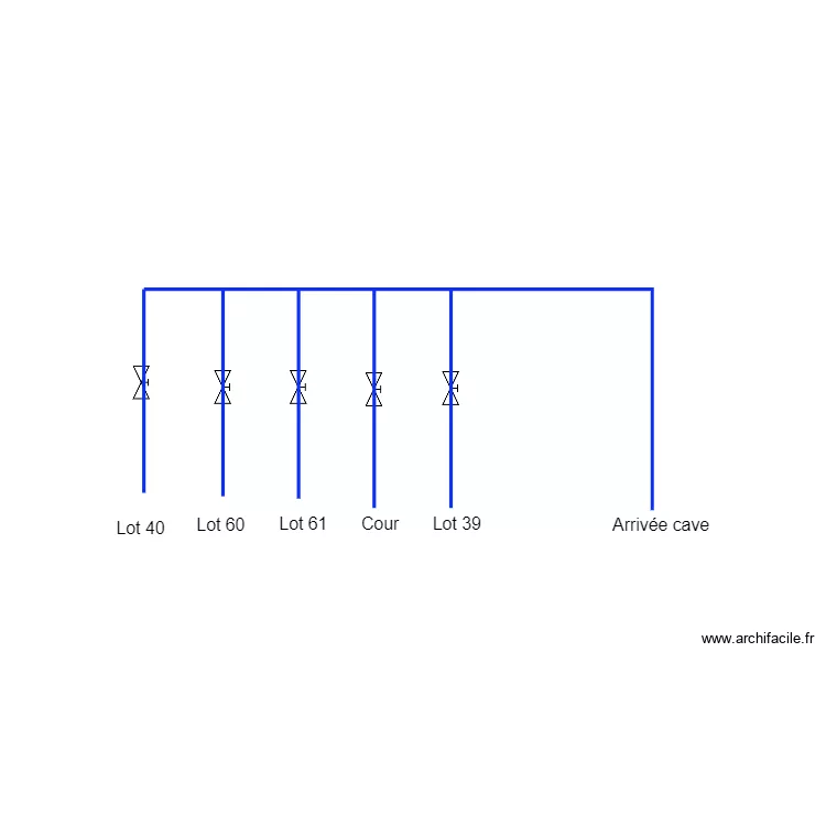 No8 Eau Froide RdC. Floor plan with No8 Eau Froide RdC. Floor plan with
