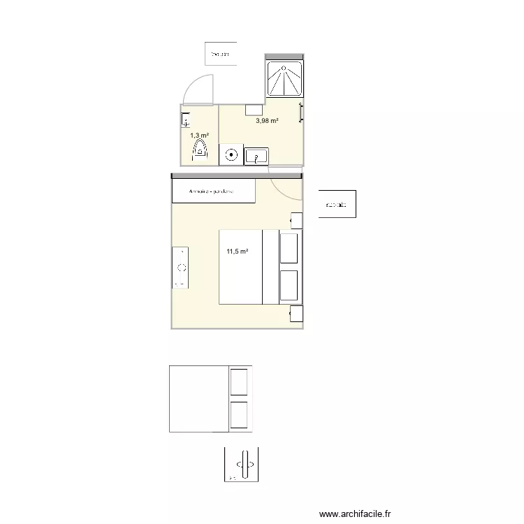 Gasperich option 3. Floor plan with 