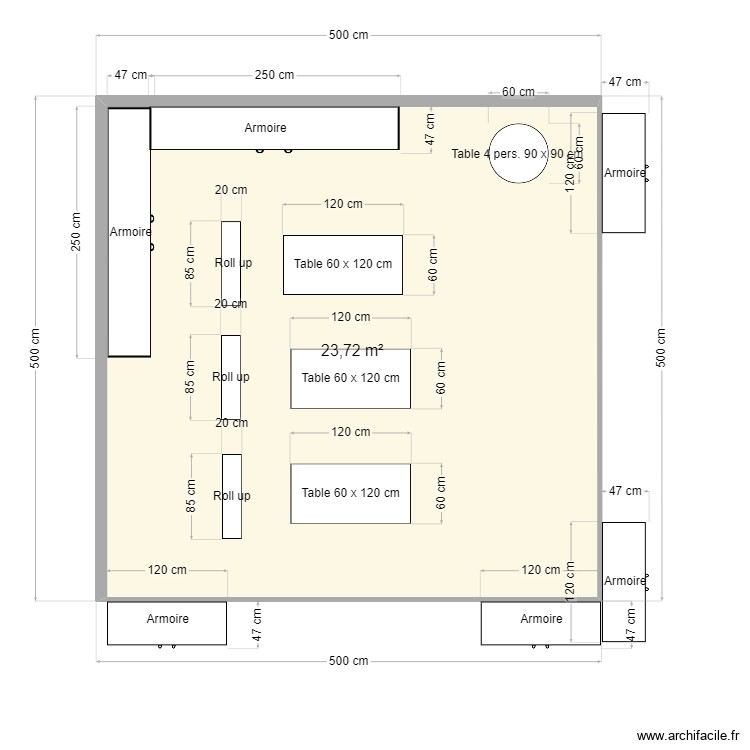 Convention BIC EU. Floor plan with 0 room and 0 m2