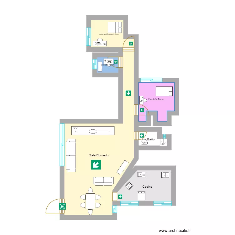 Nuestra Casa. Floor plan with 