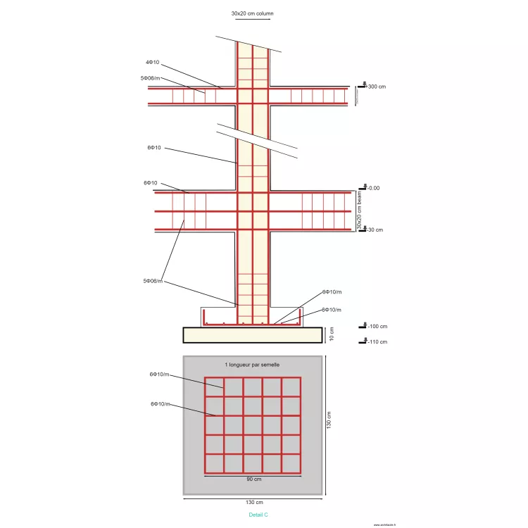 feraillage Q10. Floor plan with 