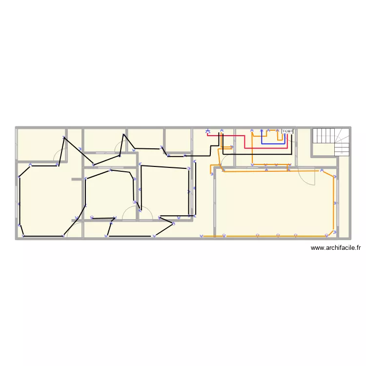 PLANO TACORRIENTES. Floor plan with 