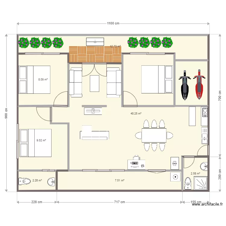 Desa. Floor plan with Desa. Floor plan with