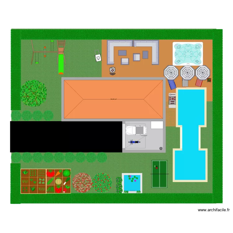 SUURE SASSI UNISTUSTE MAJA. Floor plan with 
