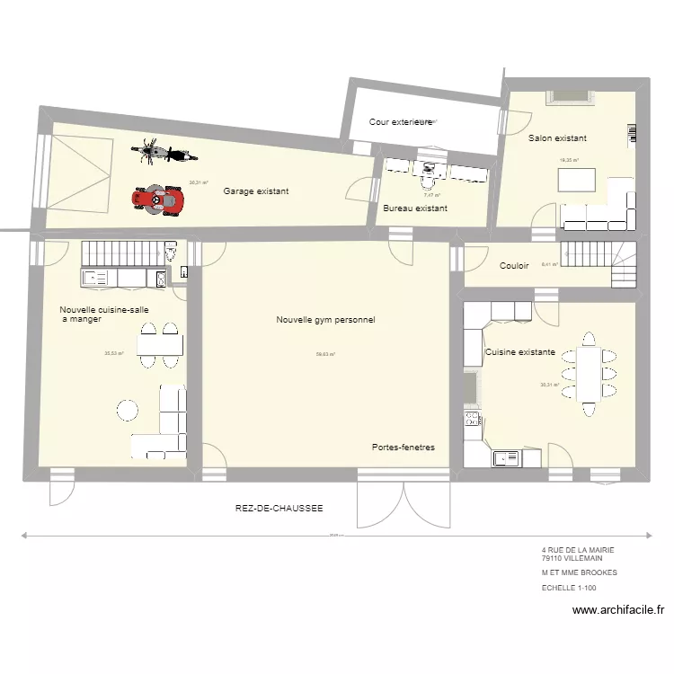 Ground floor. Floor plan with Ground floor. Floor plan with