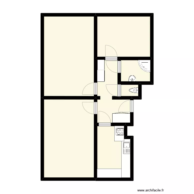 chelminska. Floor plan with 