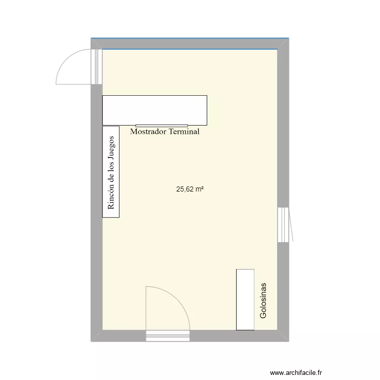 titre. Floor plan with 
