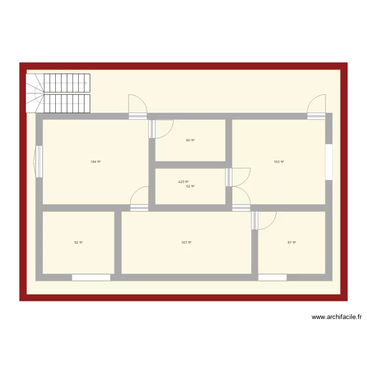 house. Floor plan with 