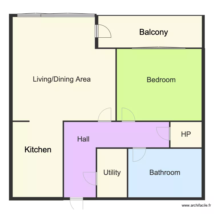 Plan 2. Floor plan with 