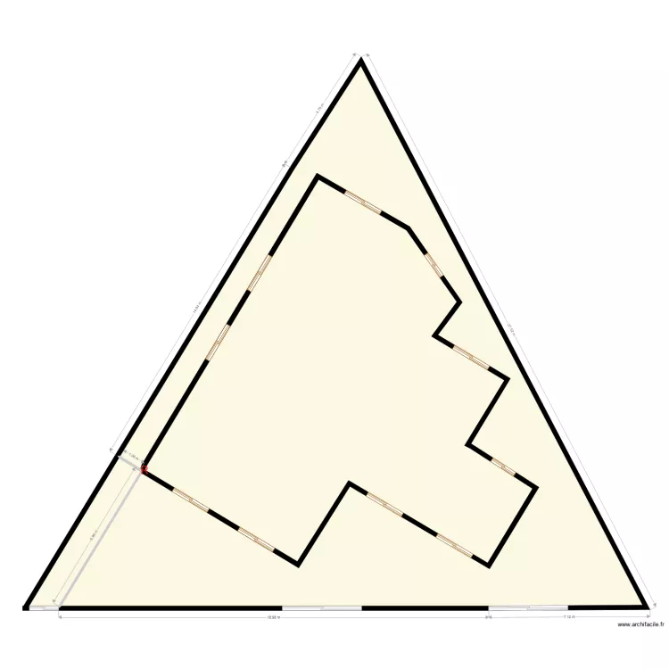 Repere implantation. Floor plan with 