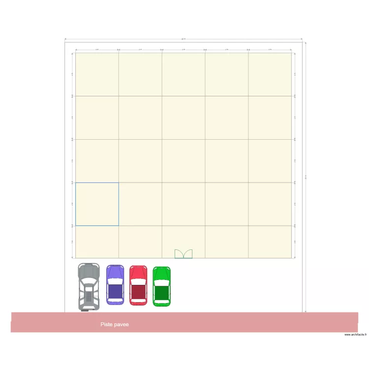 nouveau vue en plan. Floor plan with 