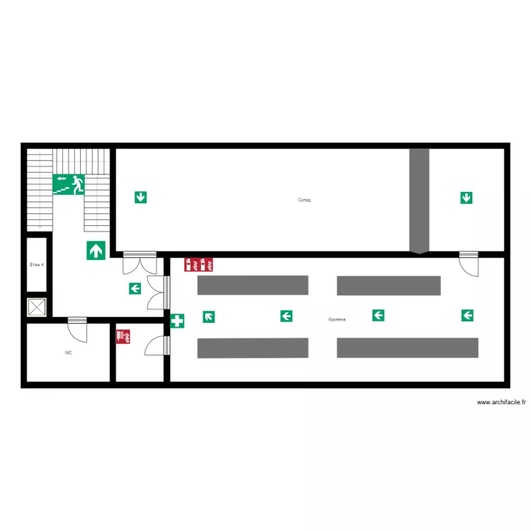 fl 4. Floor plan with 