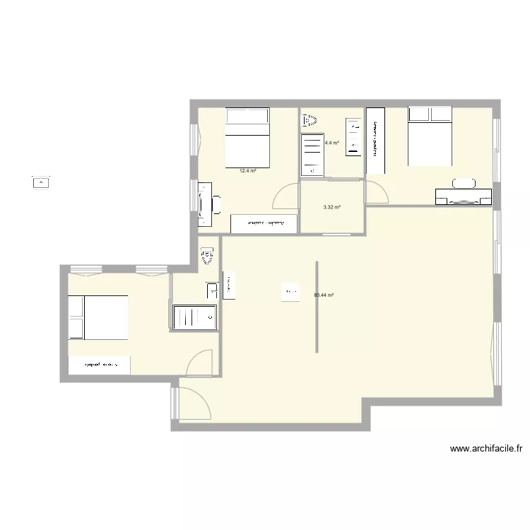amiga marta4. Floor plan with 
