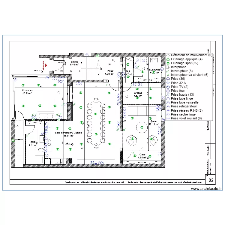 RDC. Floor plan with 